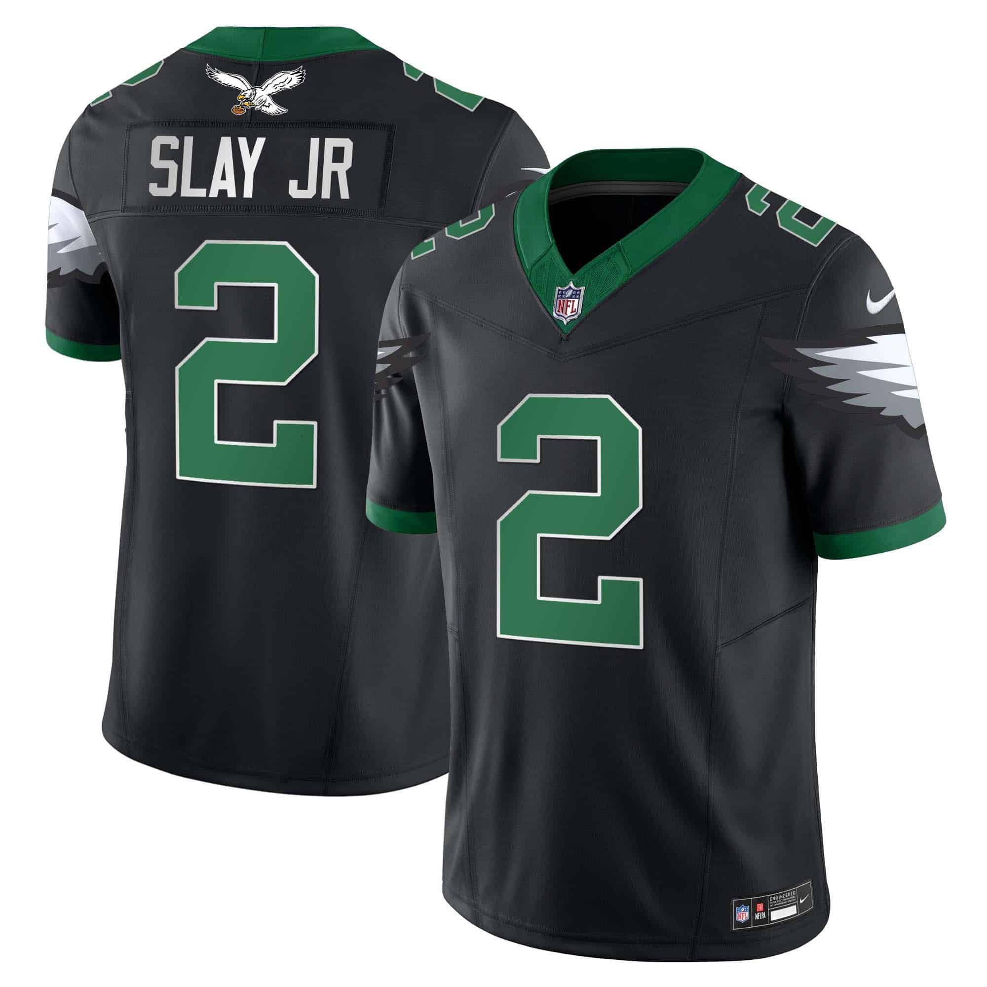 Men Philadelphia Eagles #2 Slay jr Black 2024 Nike Vapor Limited NFL Jersey->indianapolis colts->NFL Jersey